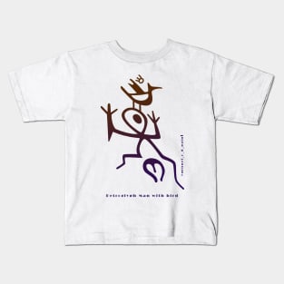 Man and bird Kids T-Shirt